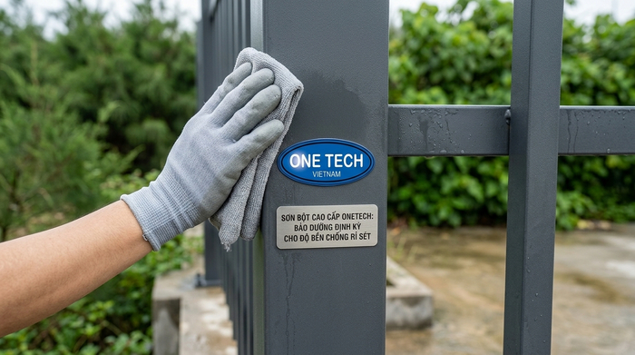 Bảo trì sơn tĩnh điện giúp hạn chế gỉ sét tại Hà Tĩnh