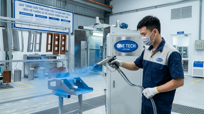 Quy trình sơn tĩnh điện chuẩn giúp hạn chế gỉ sét