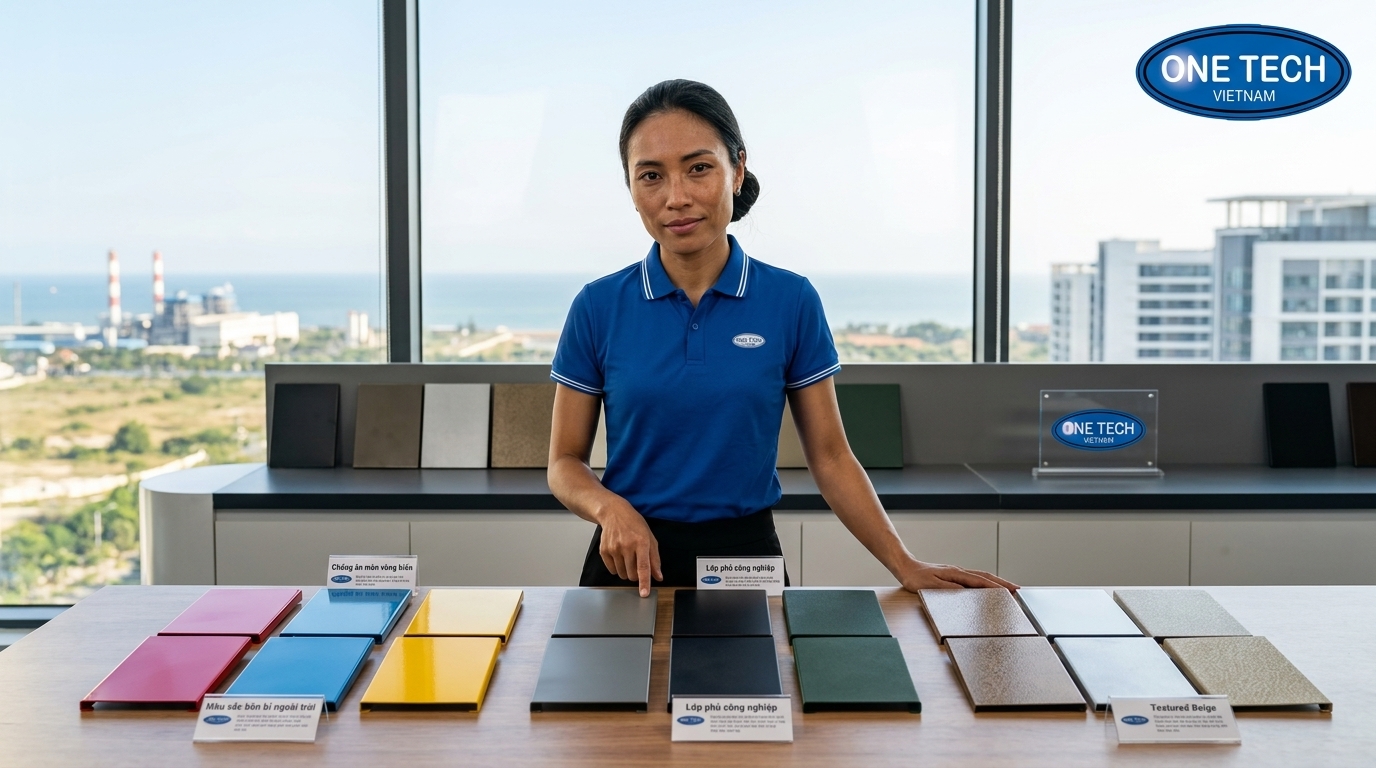 Chọn màu sơn tĩnh điện ngoài trời phù hợp khí hậu Hà Tĩnh