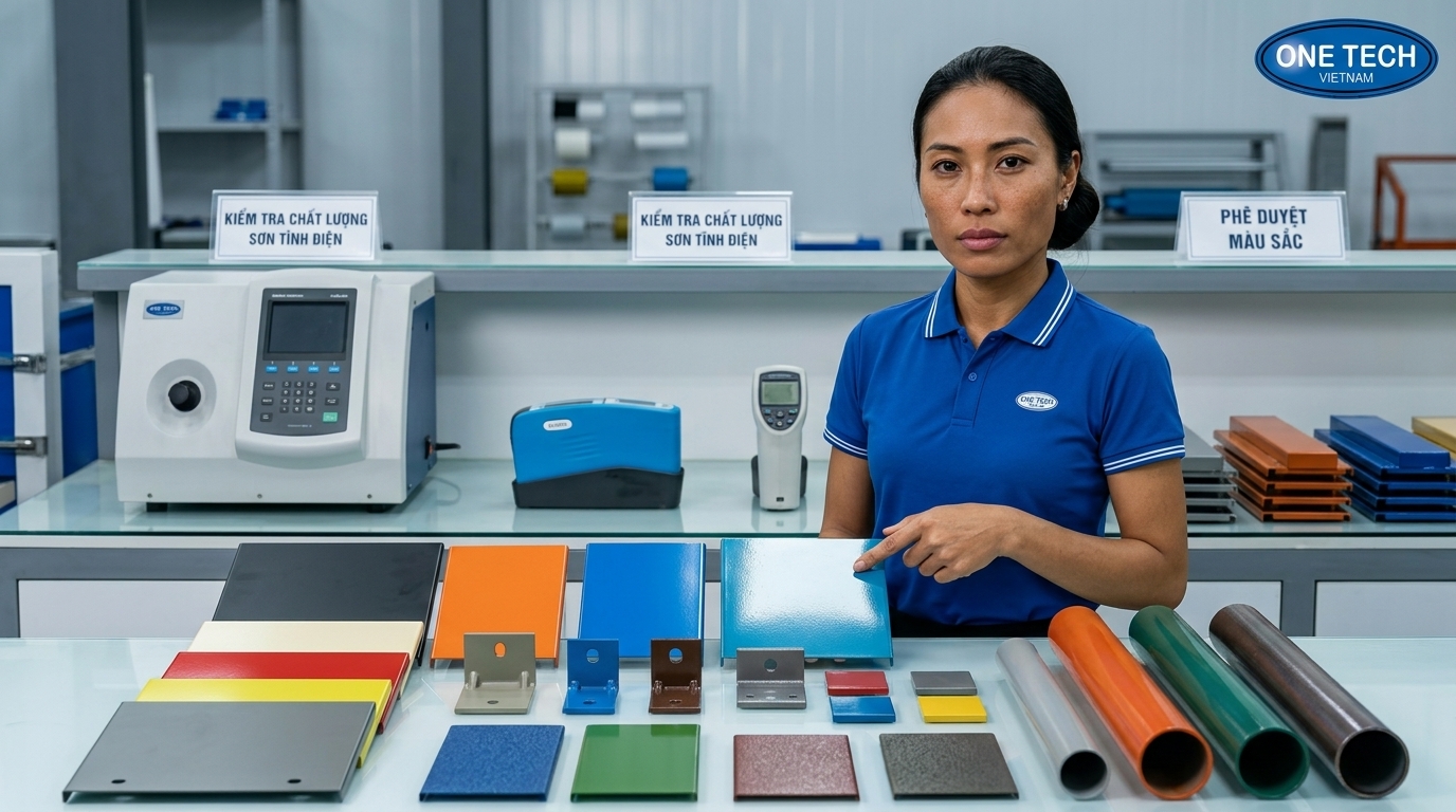 Quy trình chọn màu sơn tĩnh điện cho dự án công nghiệp tại Hà Tĩnh